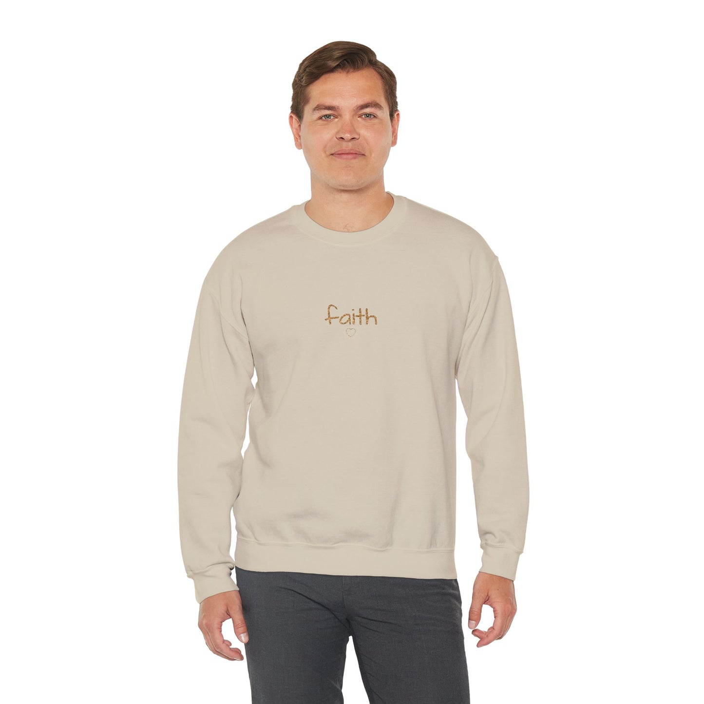 "Softly Blessed" - Script sweatshirt | embroidered crewneck, minimal faith healing love family