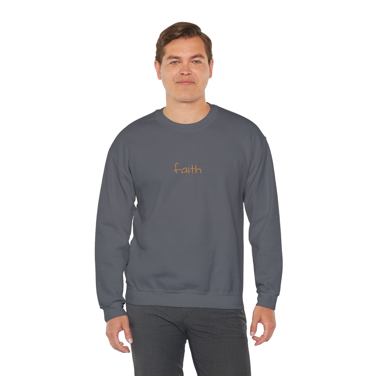 "Softly Blessed" - Script sweatshirt | embroidered crewneck, minimal faith healing love family