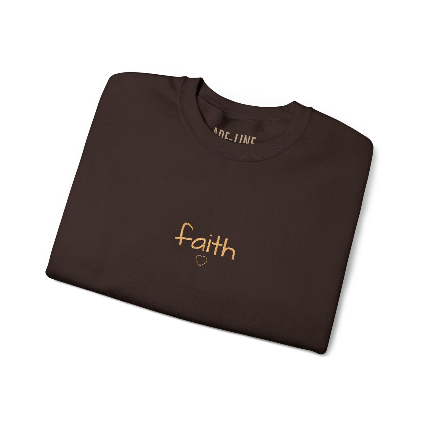 "Softly Blessed" - Script sweatshirt | embroidered crewneck, minimal faith healing love family