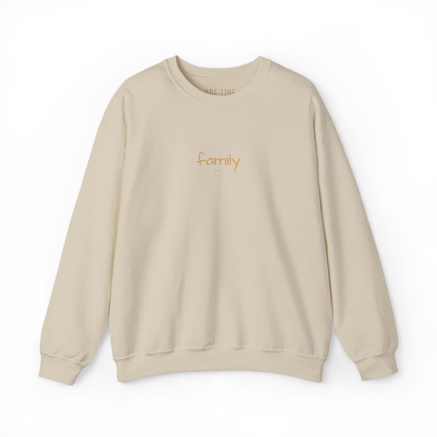"Softly Blessed" - Script sweatshirt | embroidered crewneck, minimal faith healing love family